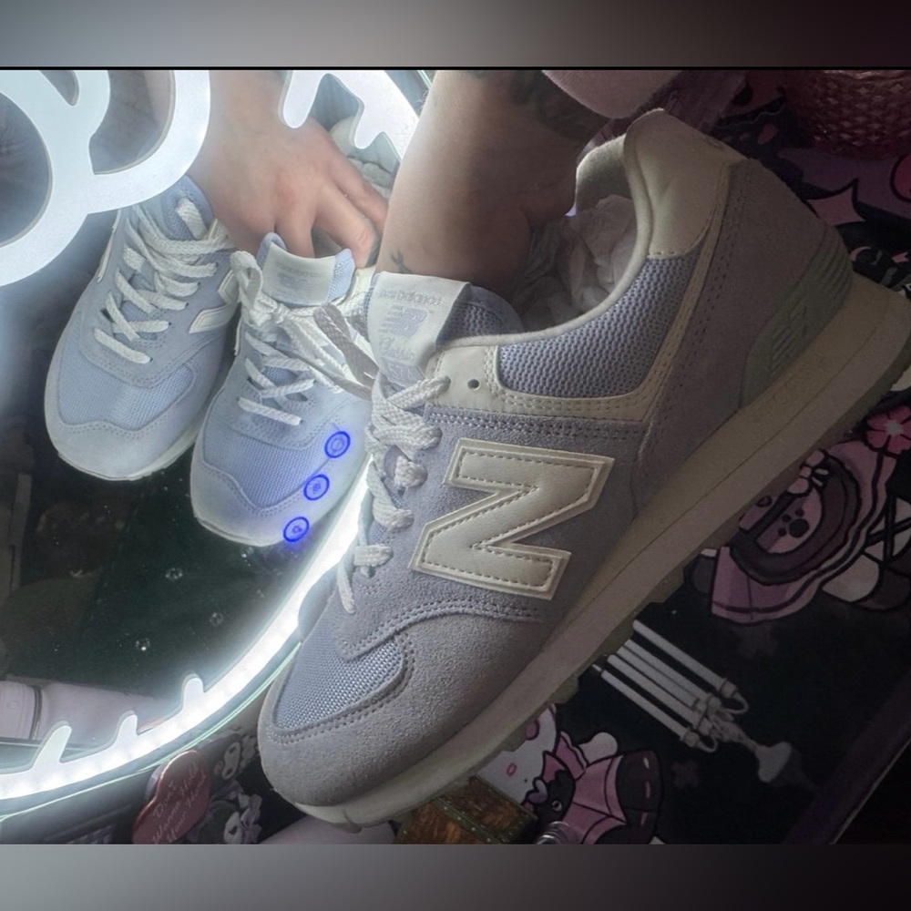 New Balance periwinkle shoes
